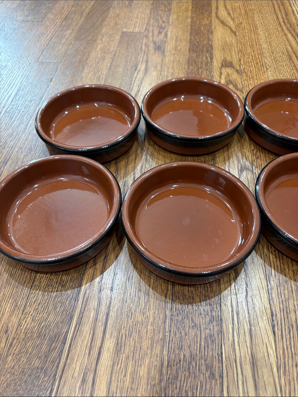 Terracotta-Style Black & Brown Stackable Ramekins - Set of 8 - Picture 6 of 14